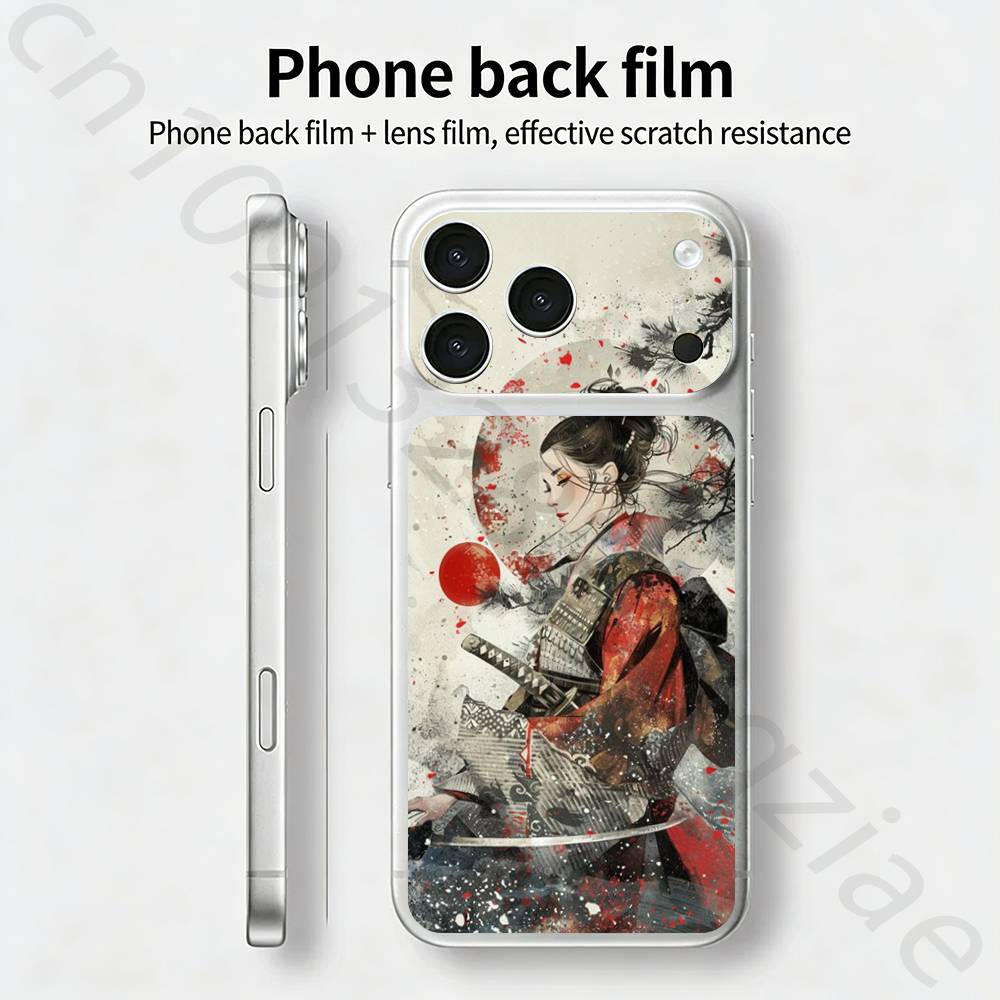 Renaissance Art painting For iPhone 17 pro Max /17 pro Full Cover Decal Skin Wrap 3D Colorful Rear Protective Sticker Film