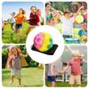 Colorful Bouncy Balls High Elasticity with Wristband Rubber Hand Ball Hole Ball Wrist Return Ball Rubber Sport Ball with Strap Bouncy Ball