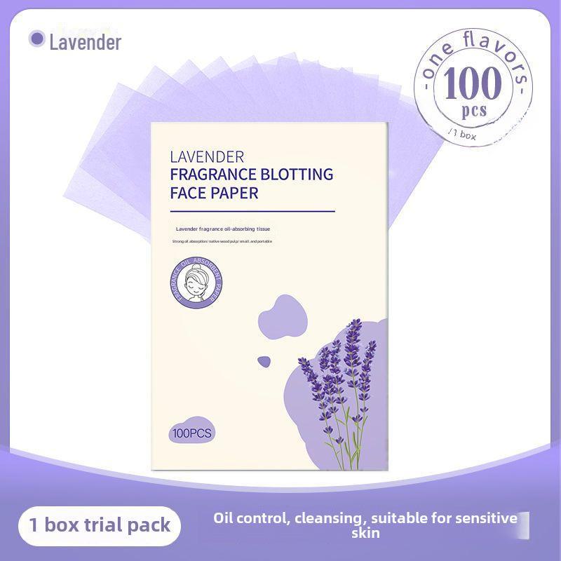 100 Fragrance Oil-Absorbing Sheets for Summer Oil Control - Unisex & Student-Friendly