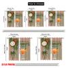 2pcs 2D Flat Printing Scene Curtains Coconut Life Rum Cocktail Polyester Without Electricity Festive Curtains Perfect for Photo