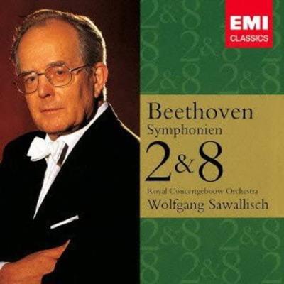 CD SAWALLISCH (WOLFGANG) - Beethoven: Symphonies Nos. 2 & 8 TOCE90272 Japan Classical Used