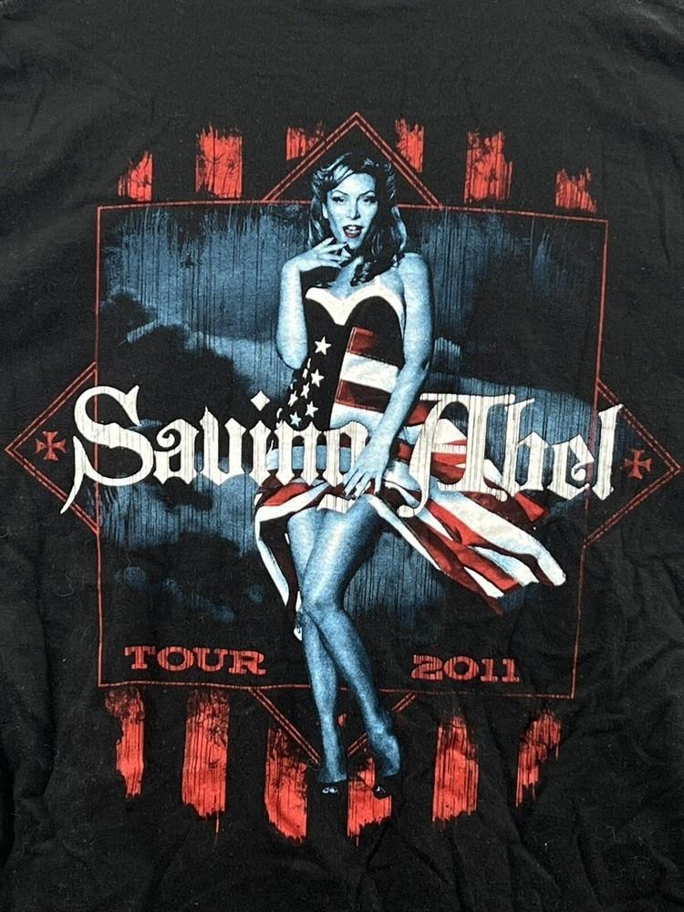 Tultex Saving Abel Тур 2011 Мисс Америка Подарок для фанатов Футболка Все размеры BT1053 Унисекс Футболка XXL
