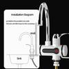 Digital Display Hot & Cold Dual-use Faucet Electric Heating Water Faucet & Shower Home Intelligent Instant Hot Water Faucet