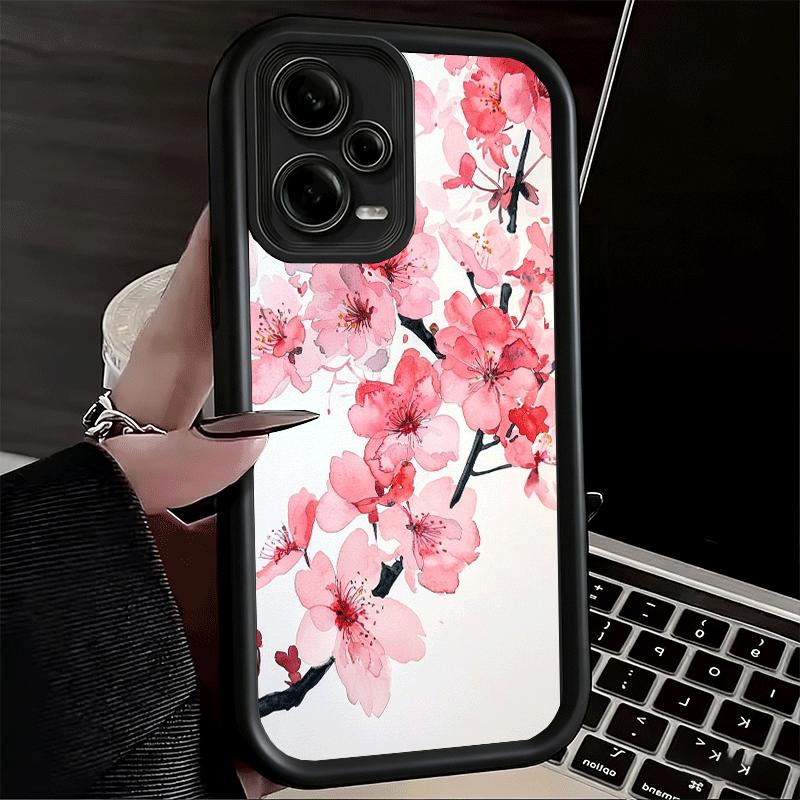 

Чехол для телефона Sakura с цветами вишни, мягкий, для Xiaomi Poco X7 X6 X5 Pro X4 Gt X3 F7 Ultra M8 M7 Redmi 15C 15 14C 13 13C 12 12 Xiaomi Redmi 15C