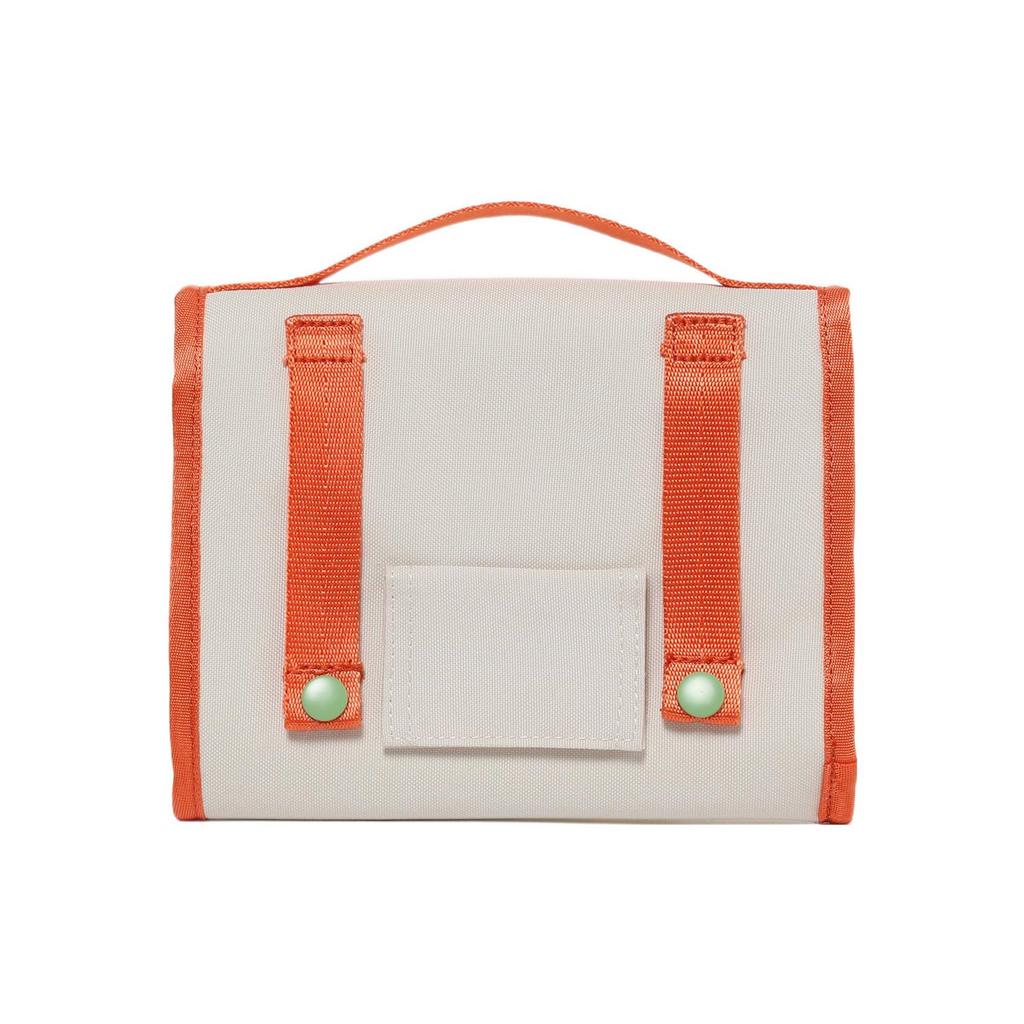 FILA Korean Style Sports Casual Multi-Pocket Large Capacity Nylon Backpack Unisex Backpack Off-White FS3BPD6013X-CRM