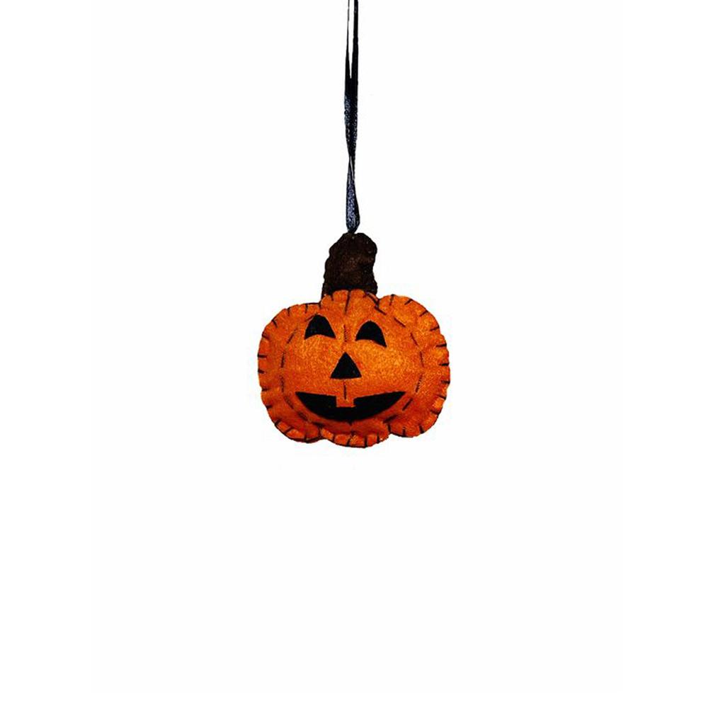 2PCS 3D Filled Plush Hanging String Pendant for Halloween Festive Atmosphere Fun Pumpkin Bat Home Holiday Party Decoration