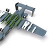 A-10 Fighter 1/72 Plastic Model Scale (including base) Assembly model Home placement collection and decoration Creative gift