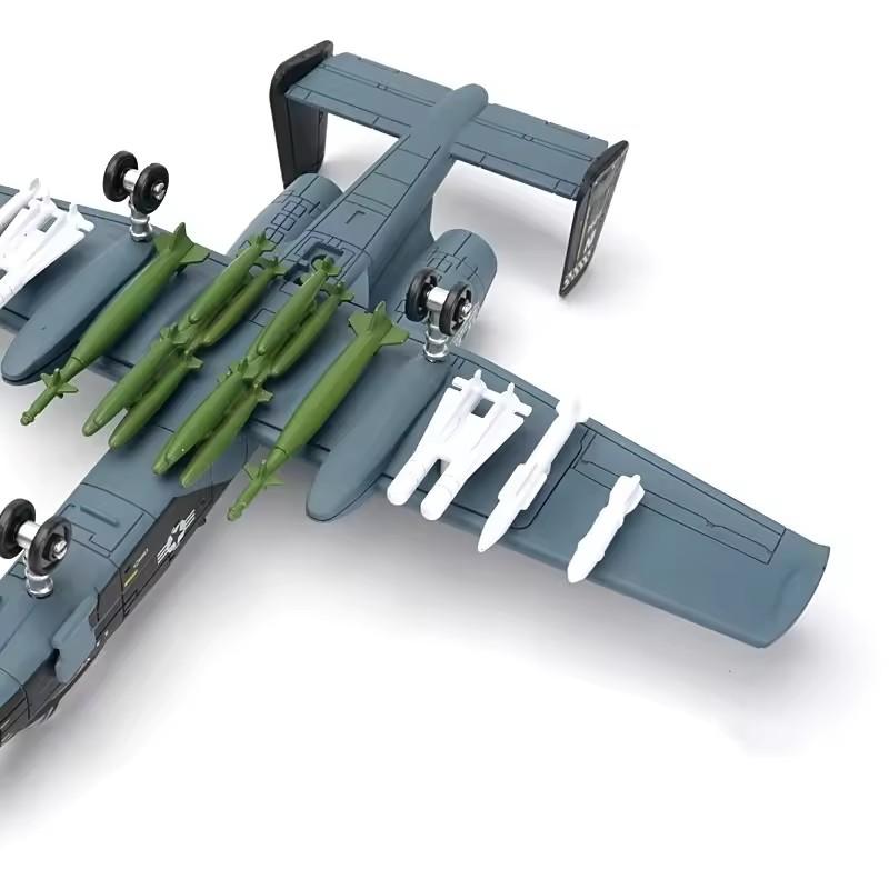 A-10 Fighter 1/72 Plastic Model Scale (including base) Assembly model Home placement collection and decoration Creative gift