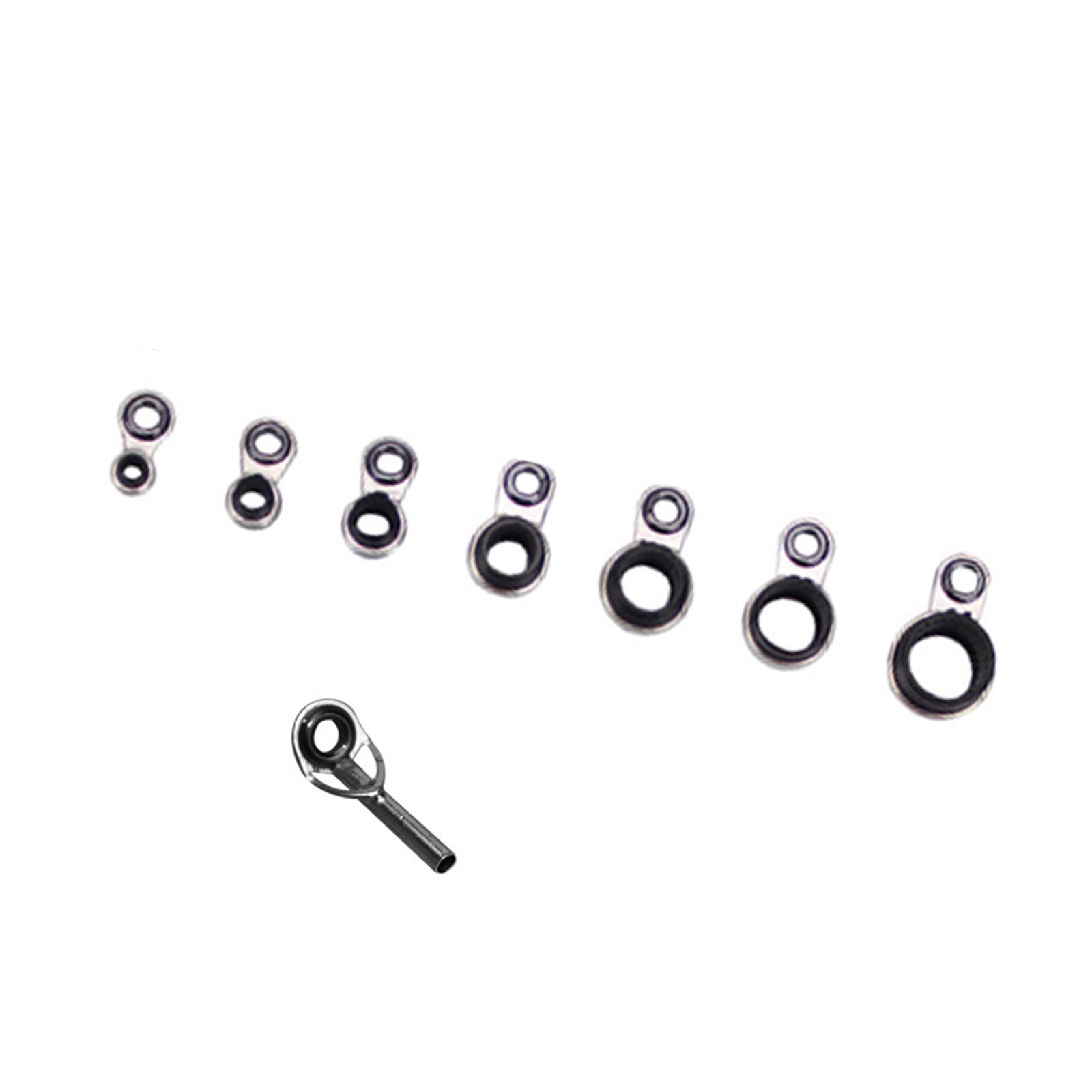 Кольца для направляющих для удочек Направляющие для удочек Набор направляющих для удочек Набор для ремонта наконечников Набор для ремонта удочек Аксессуар для рыбалки A