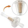 10Pcs 1/4 Inch Motorcycle Clear Gas Inline Fuel Filter Replacement For Dirt Bike ATV UTV Snowmobile Golf Cart Kawasaki John Deere EZGO With 1/4 Inch