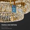 Luxury Modern Crystal Ceiling Light – Atmospheric Round Design for Living Room or Bedroom (2025 Edition)