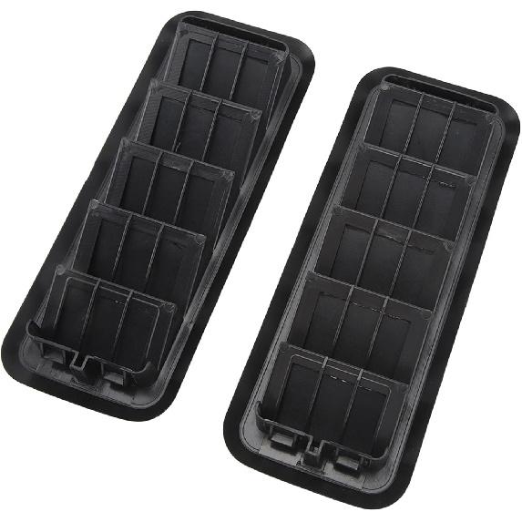 Air Vent Relief Grille,2pcs Back Panel Air Vent Relief Grille 13596856 Replacement for Chevy 1500 2500 3500 HD, Tihebeyanw5hxom7szi
