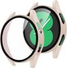 Glass+Case for Samsung Galaxy Watch 5 4 40mm 44mm Accessorie PC All-around Anti-fall Bumper Cover Watch5 Watch4 Screen Protector