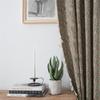 Jacquard Floral Bouquet Curtains - Semi-Sheer Kitchen Valance & Bay Window Drapes | Boho Tassel Trim Ready-Made Sheers (No-Sew Installation)