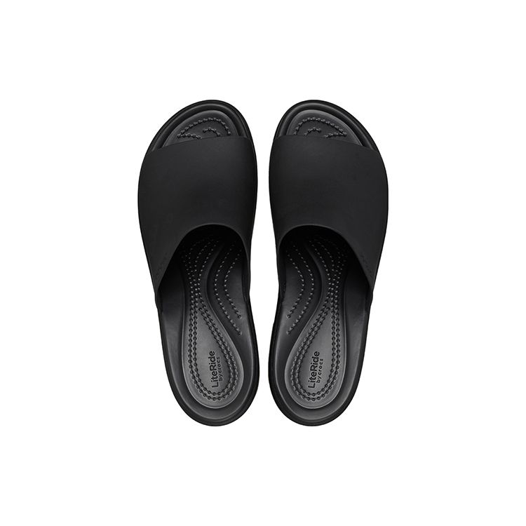 Crocs Brooklyn High Heel Slide Sandals Women Sandals Black 209408-060