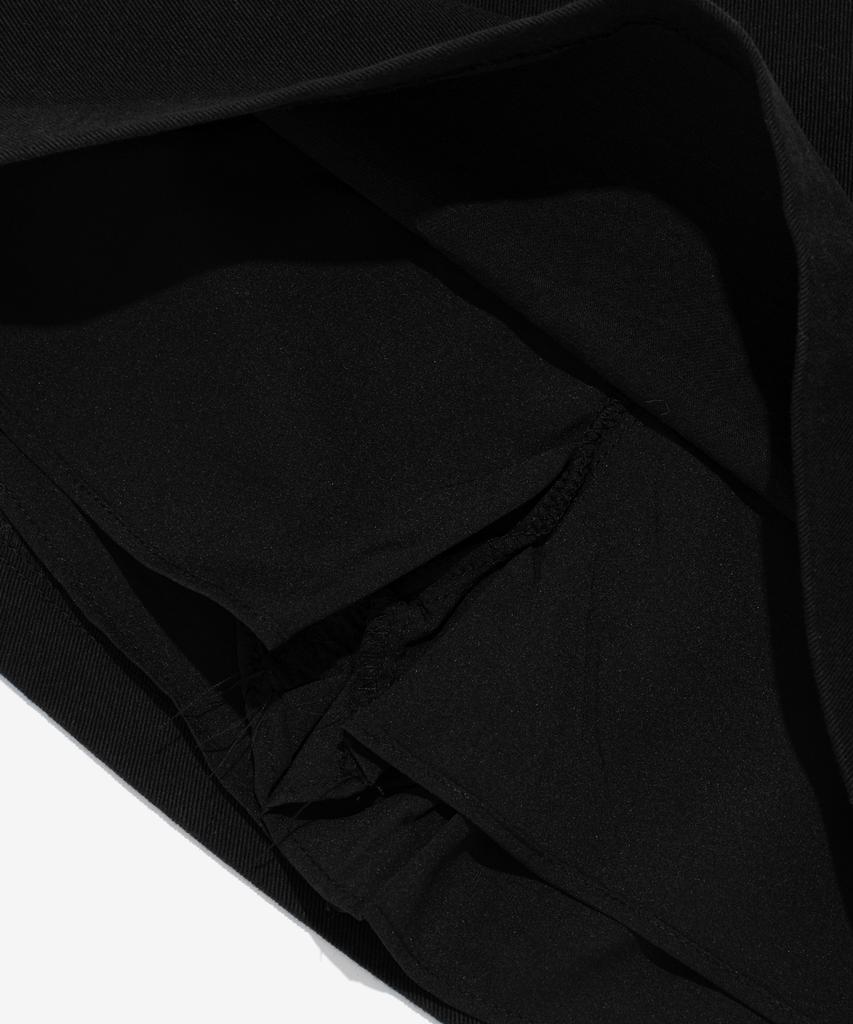 Seoul Apparel Low Mood Skirt Pants (Black)
