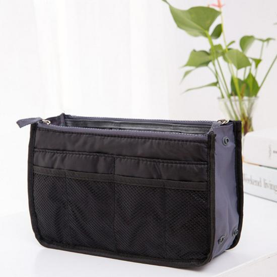Double Zipper Multi-Purpose Bag: Storage, Cosmetic, Sponge, and Liner Bag