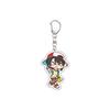 55MM Anime hololive Keychain Tokino Sora/Robocosan/Ōokami Mio/Shirogane Noel Key Chain Acrylic Model Plate Christmas Gifts