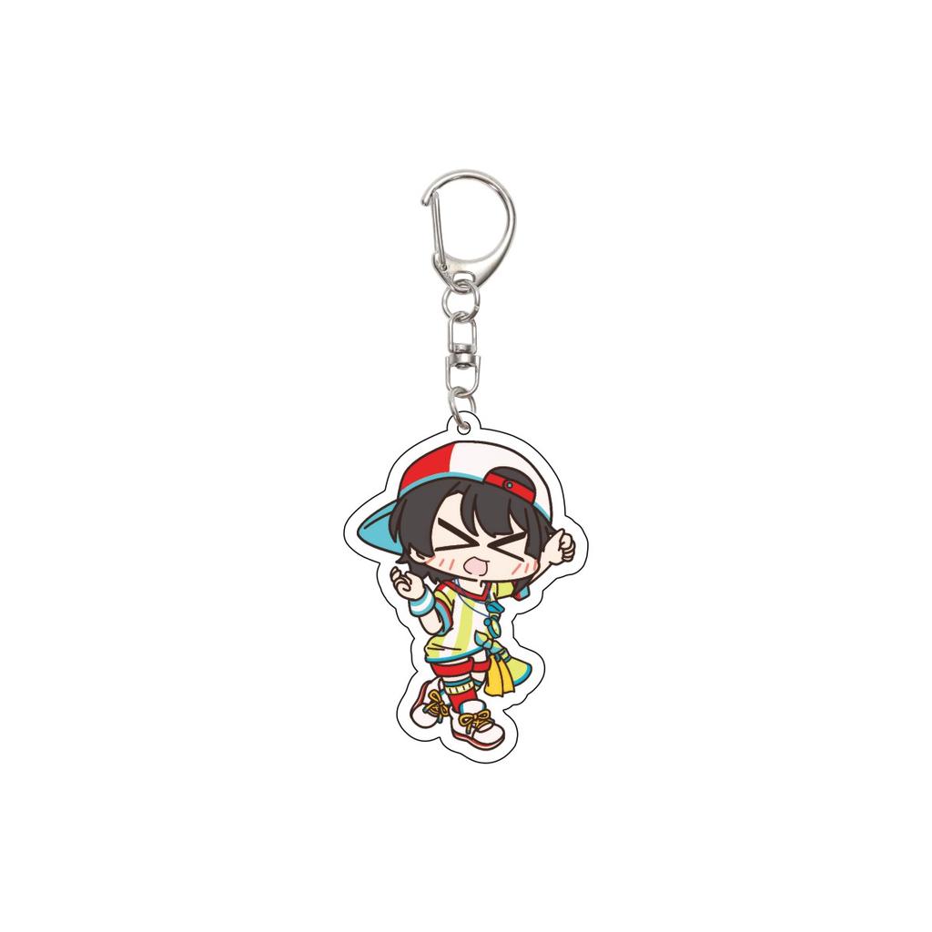 55MM Anime hololive Keychain Tokino Sora/Robocosan/Ōokami Mio/Shirogane Noel Key Chain Acrylic Model Plate Christmas Gifts