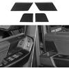 Carbon Fiber Front Rear Door Panel Trim Cover Decor Bezels For Ford F150 +