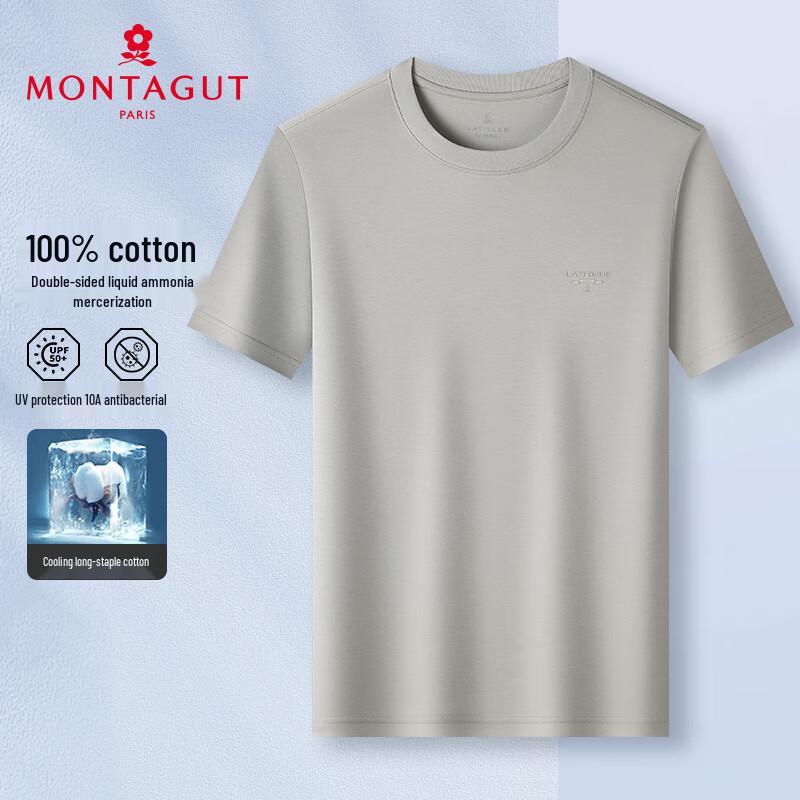 MONTAGUT Herr T-shirt med korta ärmar, svalkande och antibakteriell