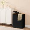 Foldable Waterproof Laundry Basket for Bathroom, Large Fabric Dirty Clothes Storage.