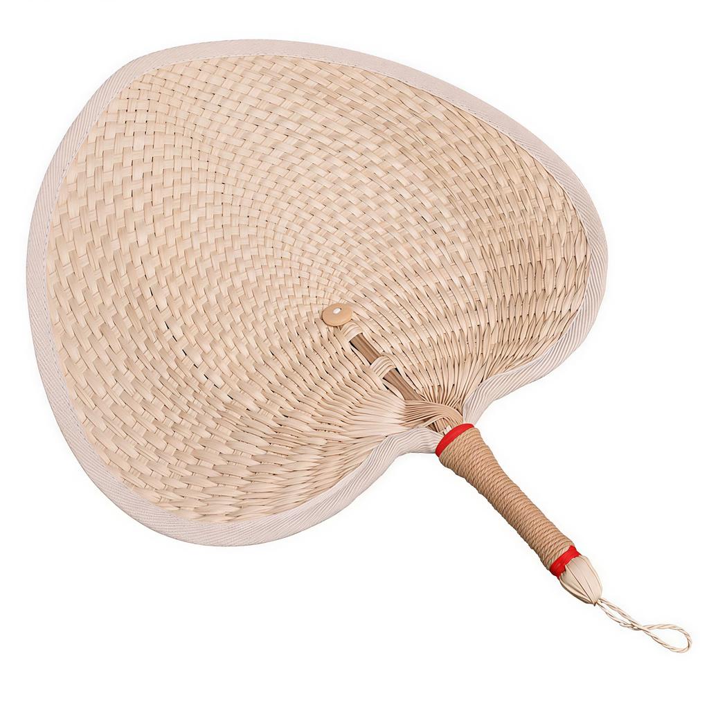 Old-Fashioned Large Palm Leaf Fan, Household Straw Fan, Mosquito-Repelling Handmade Baby Fan, Small Sunflower Fan, Durable Banana Leaf Fan