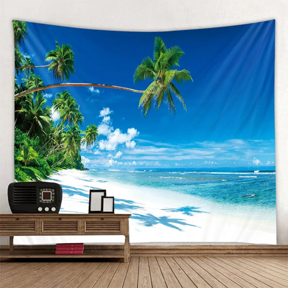 Bedroom Living Room Wall Tapestry Home Decoration Aesthetics Landscape Wall Mounted Background Poster Mural Hanging Cloth
