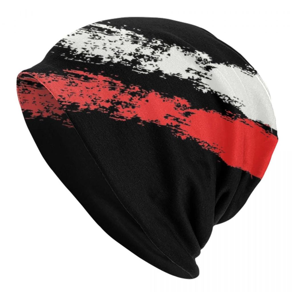 Custom Polish Folk Flowers Beanie Cap Unisex Winter Warm Bonnet Knitted Hats Outdoor Ski Poland Floral Art Skullies Beanies Hats