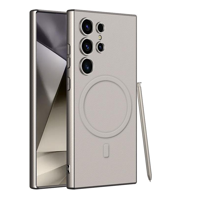 Magnetic Ring Skin-Feel Case for Samsung S24/S23 Ultra