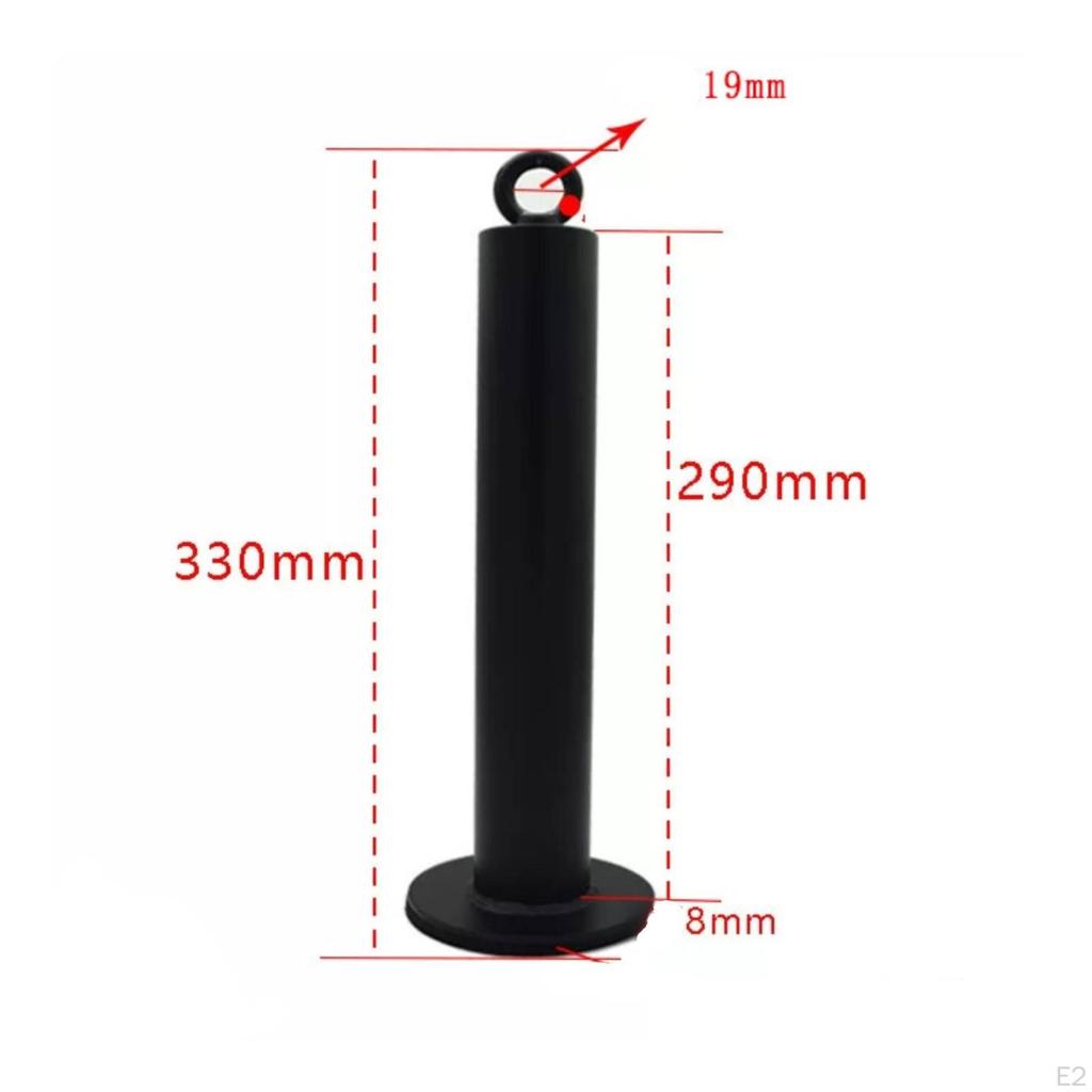 WeightLoading Post with Base Sturdy Freestanding Weight HeavyDuty Plate Holder for Fitness