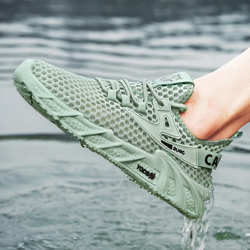 CYYTL Summer Shoes For Men Sneakers Casual Mesh Outdoor Sports Breathable Tennis Running Hiking Luxury Designer Platform Loafers