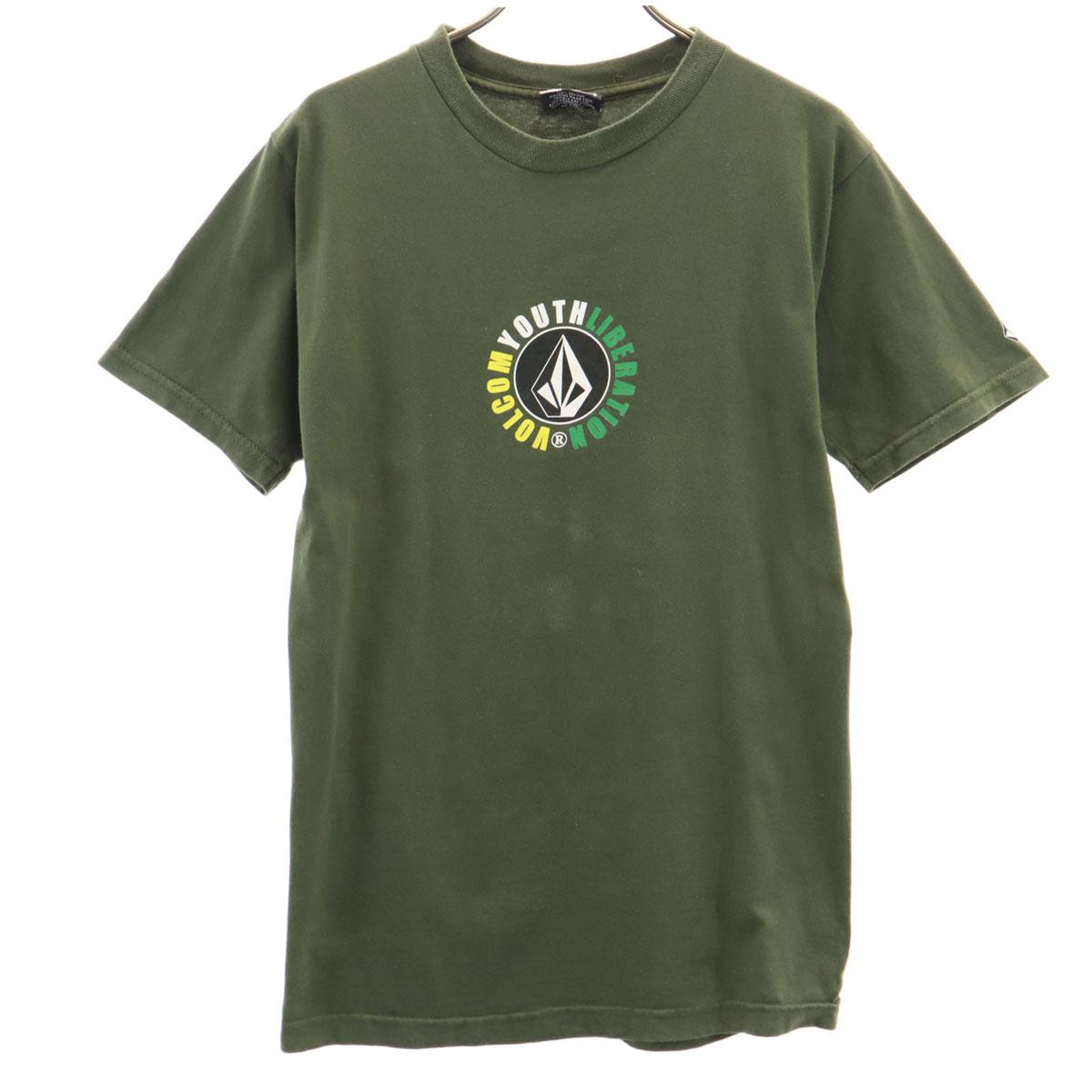 

VOLCOM Short sleeve T-shirt S khaki Men s Used