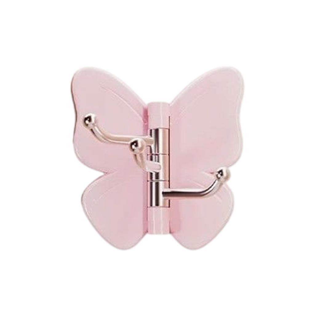Rotatable Butterfly Triple Hook Wall Mount Metal Hanger with 3 To 5 Kilograms Load Capacity Suitable for Home and Office Use
