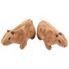 2pcs Capybara Stuffed Animal Toy 6.7in Cartoon Soft Lifelike Short Plush Capybara Stuffed Toy for