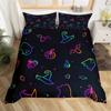 Halloween Duvet Cover Queen Boys Trick or Treat Bedding Set For Kids Teen Room Decor Microfiber Soft Sugar Skull Comforter Cover