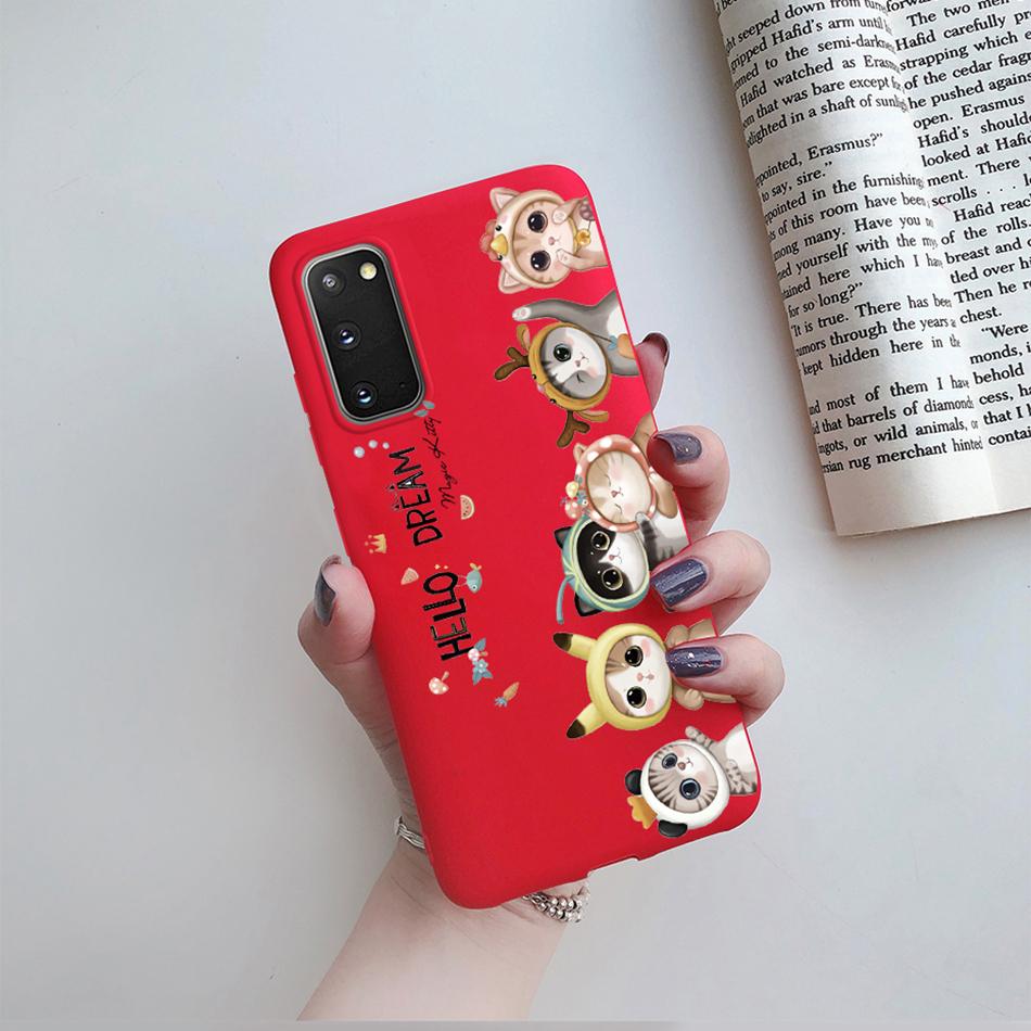 Case For Samsung Galaxy S20 FE Case S20 Ultra Soft Silicone Back Cover Phone Case For Samsung S20 FE S 20 Plus Case Cute Fundas