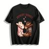 Western Style Howdy Honey Couple Cowboy Boots Print Casual Top Pure Cotton T-shirt