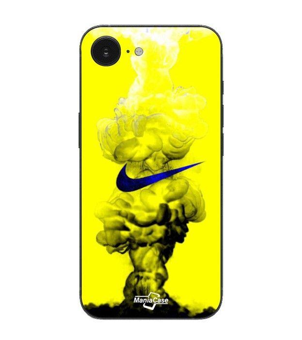 Maniacase Hülle Für Iphone 16E Logo just do it schwarz