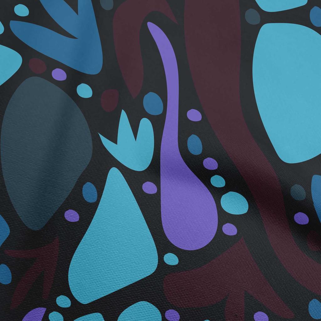 oneOone Țesătură Verde Cotton Flex cu Model Geometric Abstract Floral Pentru Cusut Țesătură Imprimată pentru Artizanat La Metru 40 Inch