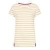 Lazy Jacks Womens/Ladies Breton Contrast Striped Short-Sleeved T-Shirt