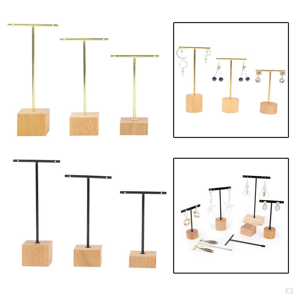 Kolczyki do stojaków na biżuterię metalową Witryna wystawowa