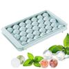 1 Pcs Blue Round Ice Cube Tray, Freezer Ice Ball Maker Mold, Mini Circle Ice Cube Tray, Sphere, Tea