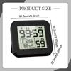 Digital Hygrometer Thermometer Clear Display Easy To Use Humidity Meter Kitchen Timer for Tabletop