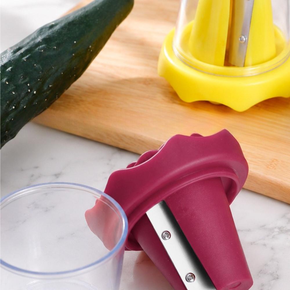 Nuovo Arriccia Verdure Affettatore a Spirale Gadget da Cucina Strumento per Intagliare Frutta LYWJ-Q-22