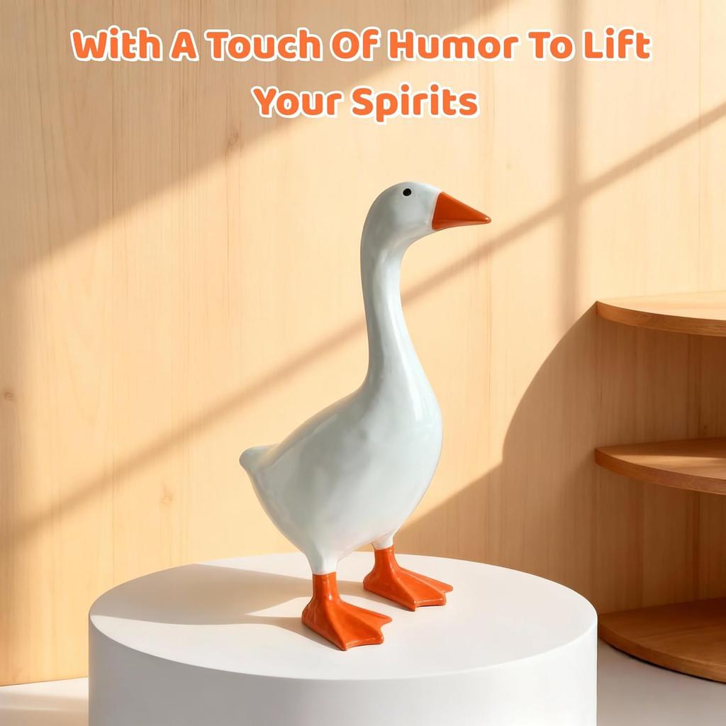 7 Inch Desk Goose   Mini Desk Goose for Office   Home  Desktop Goose Gift for Friends and Family