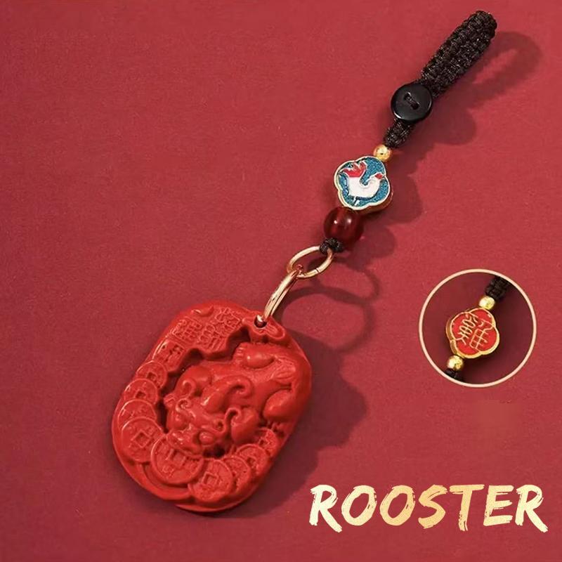 Chinesischer Stil Zwölf Tierkreiszeichen Pixiu Schlüsselanhänger Anhänger Für Frauen Männer Glücklich Rot Pixiu Auto Schlüsselanhänger Exquisites Taschendekor Accessoire Geschenk