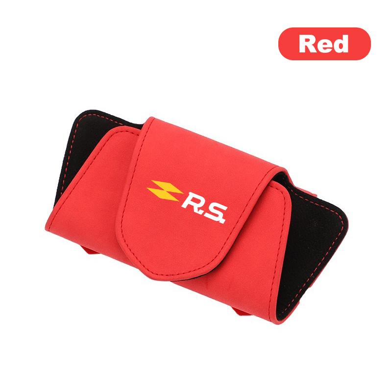 Car Sun Visor Glasses Holder Glasses Accessory For Renault Fluence Captur Megane Clio Kadjar Talisman Arkana RS Line Logan Kwid r111