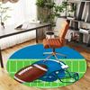 1PC football helmet Office Round Area Rug, Under Office Chairs Bedroom Living Room Home Decor,Carpet for Office, -1110256