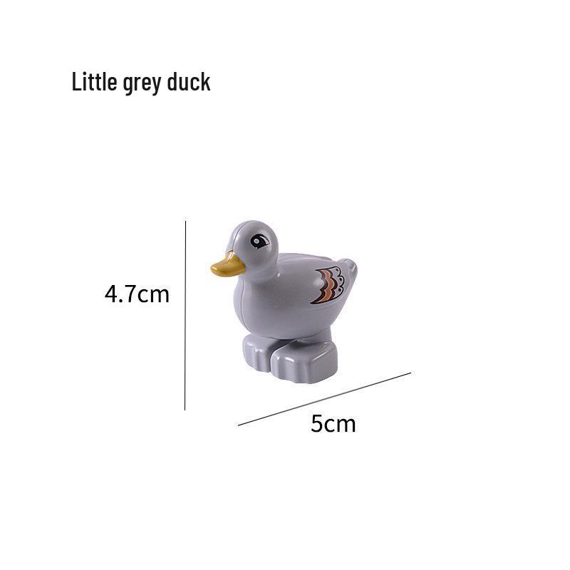 Compatible Large Bricks: Animal Accessories & Educational Building Blocks for Children - Ocean & Forest Themes